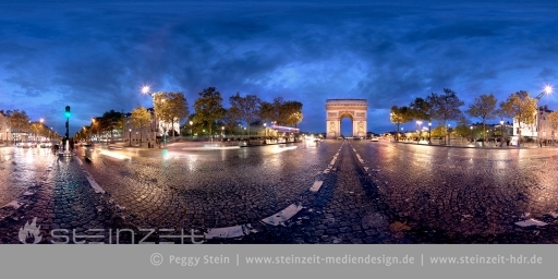 Paris - Triumphbogen (Magic Hour)